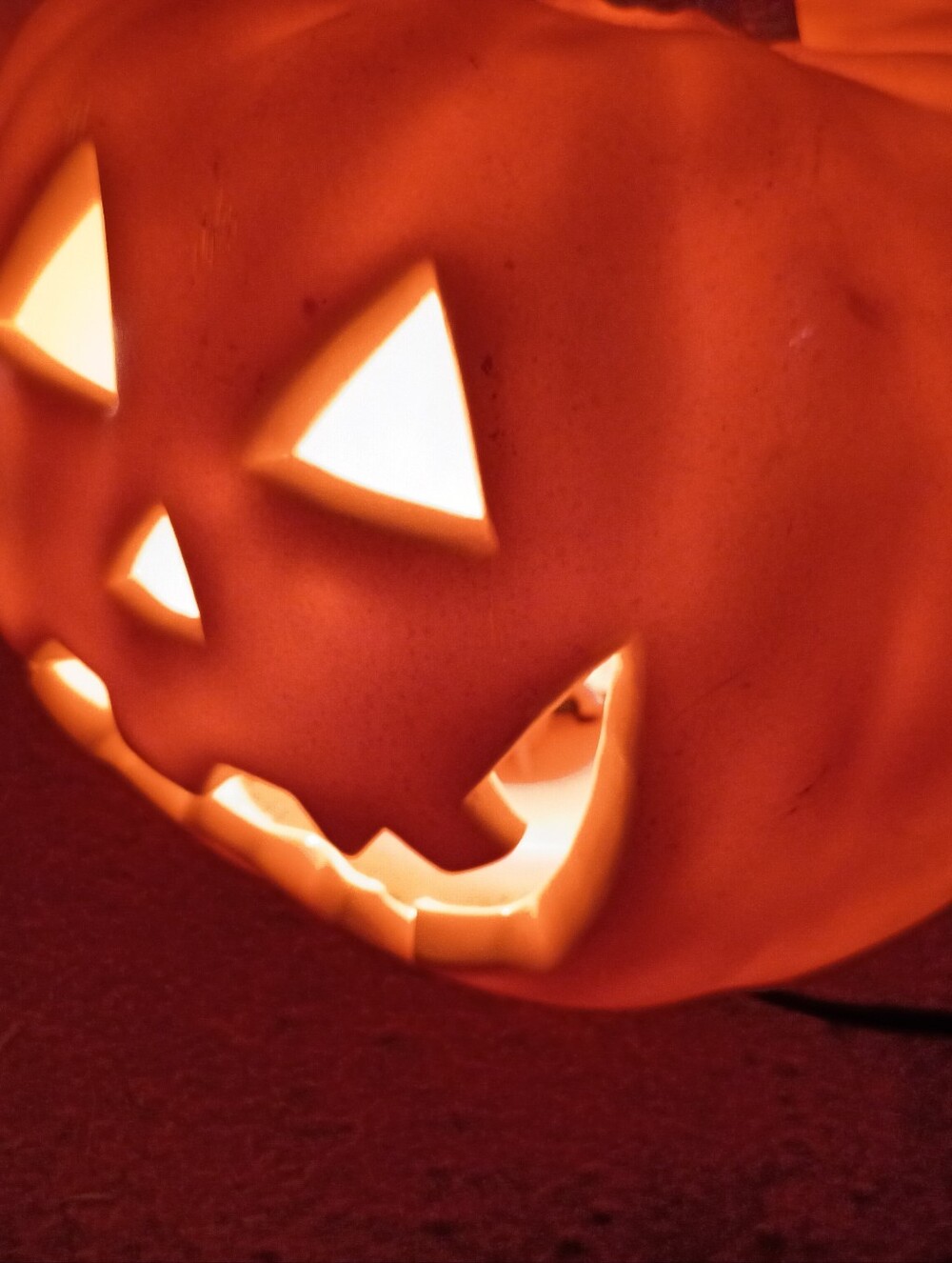 Vintage Pumpkin Blow Mold One
